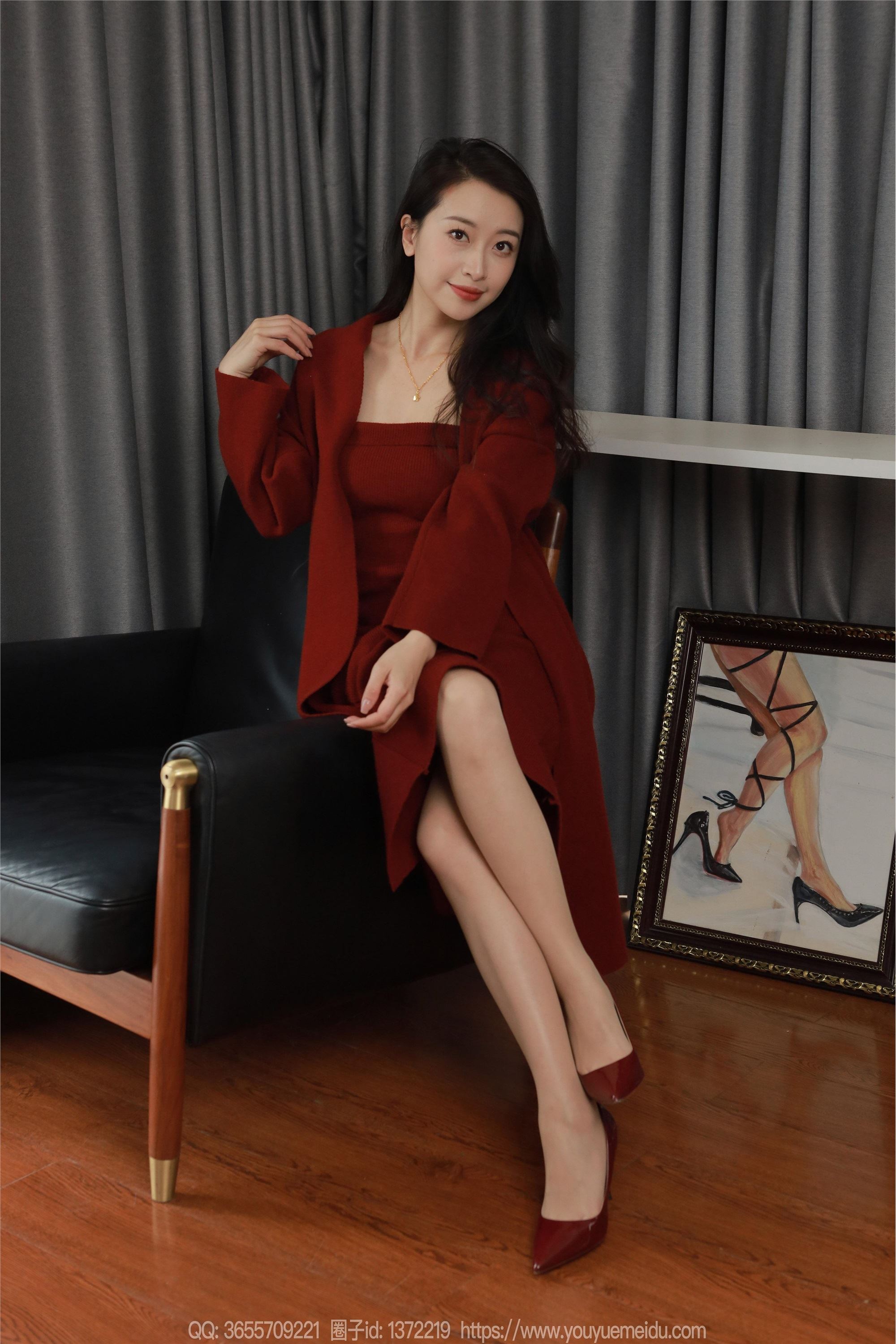 IESS异思趣向  2025.01.27 丝享家 1961 小婕《红色针织裙（上）》